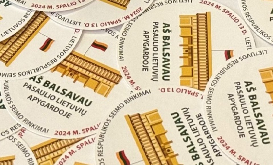 Registracija balsuoti paštu Lenkijoje 2024 m. Lietuvos Respublikos Seimo rinkimuose vyks iki...