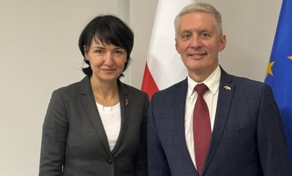 Ambasadorius V.Sarapinas susitiko su Lenkijos užsienio reikalų viceministre H.Mościcka-Dendys